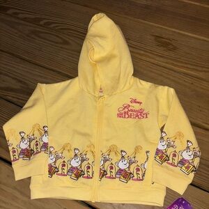 Disney Yellow Beauty and the Beast Kids Hoodie